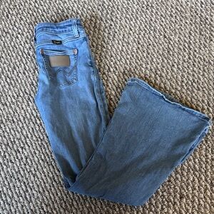 Wrangler Girls Lainey Wilson Bellbottom Blue Jeans